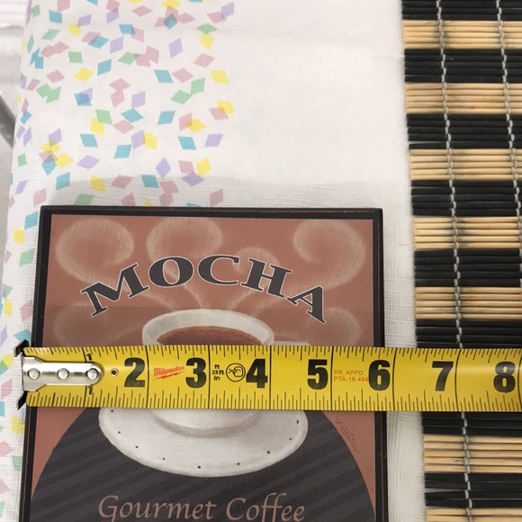 Mocha Gourmet Coffee Decoration Wall Art - Picture 6 of 7